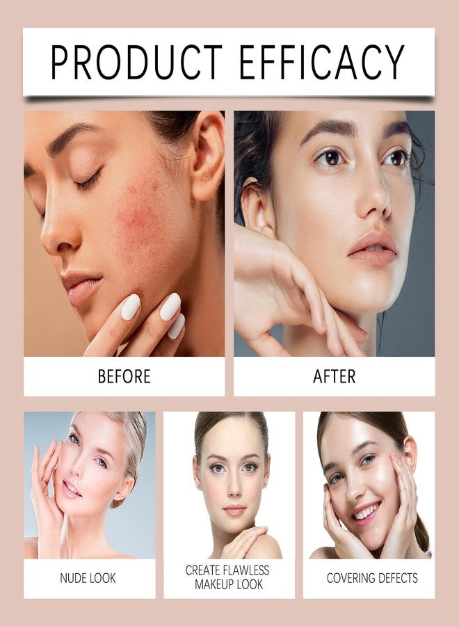 FYEBOO BB Blur Cream Tinted Moisturizer With Spf, Tinted Care Primer Liquid Foundation Cream (03# Wheat) - Image 4